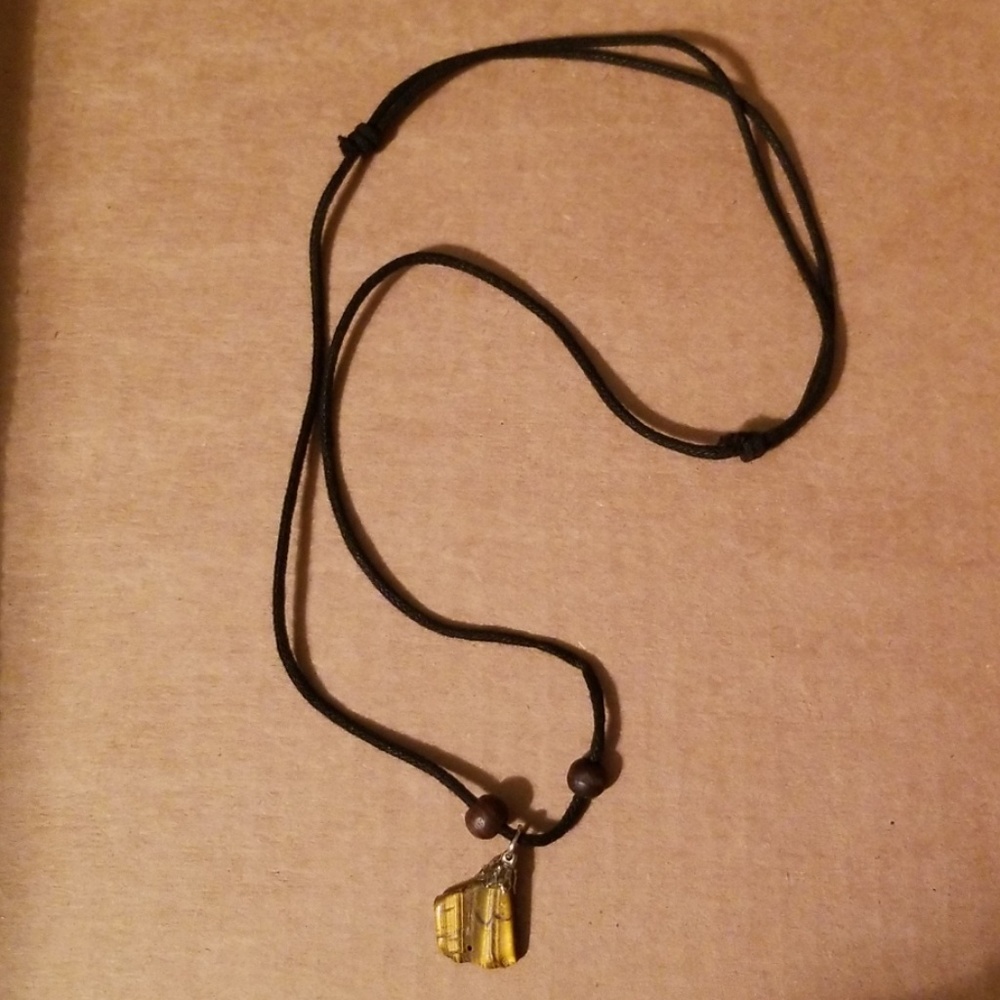 UNISEX Tigers Eye stone necklace - Picture 5 of 5